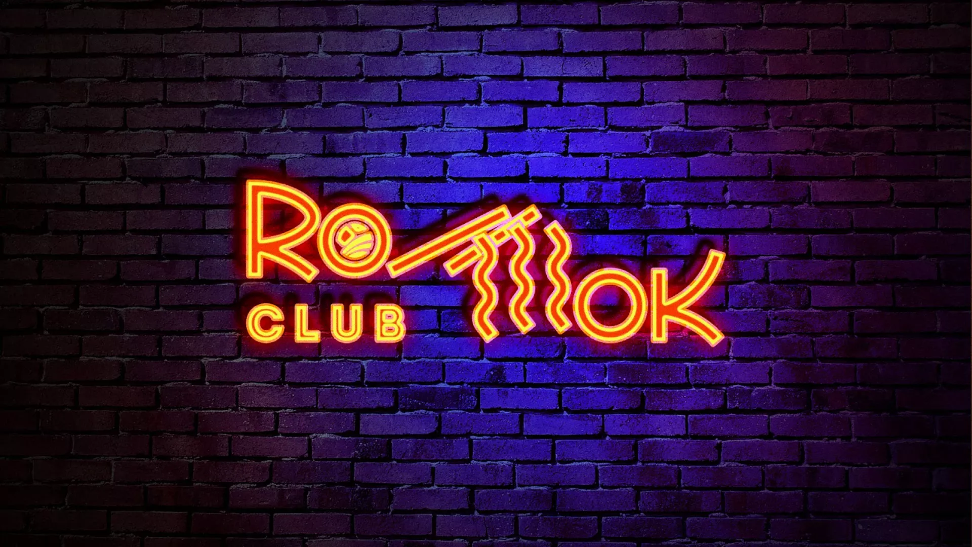Разработка интерьерной вывески суши-бара «Roll Wok Club» в Инте