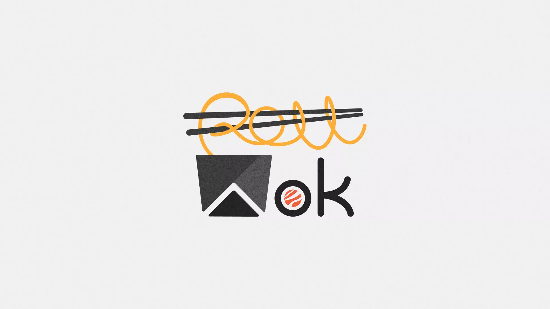 Разработка логотипа в Инте для суши-бара «Roll Wok Club» Разработка логотипа в Инте для суши-бара «Roll Wok Club»