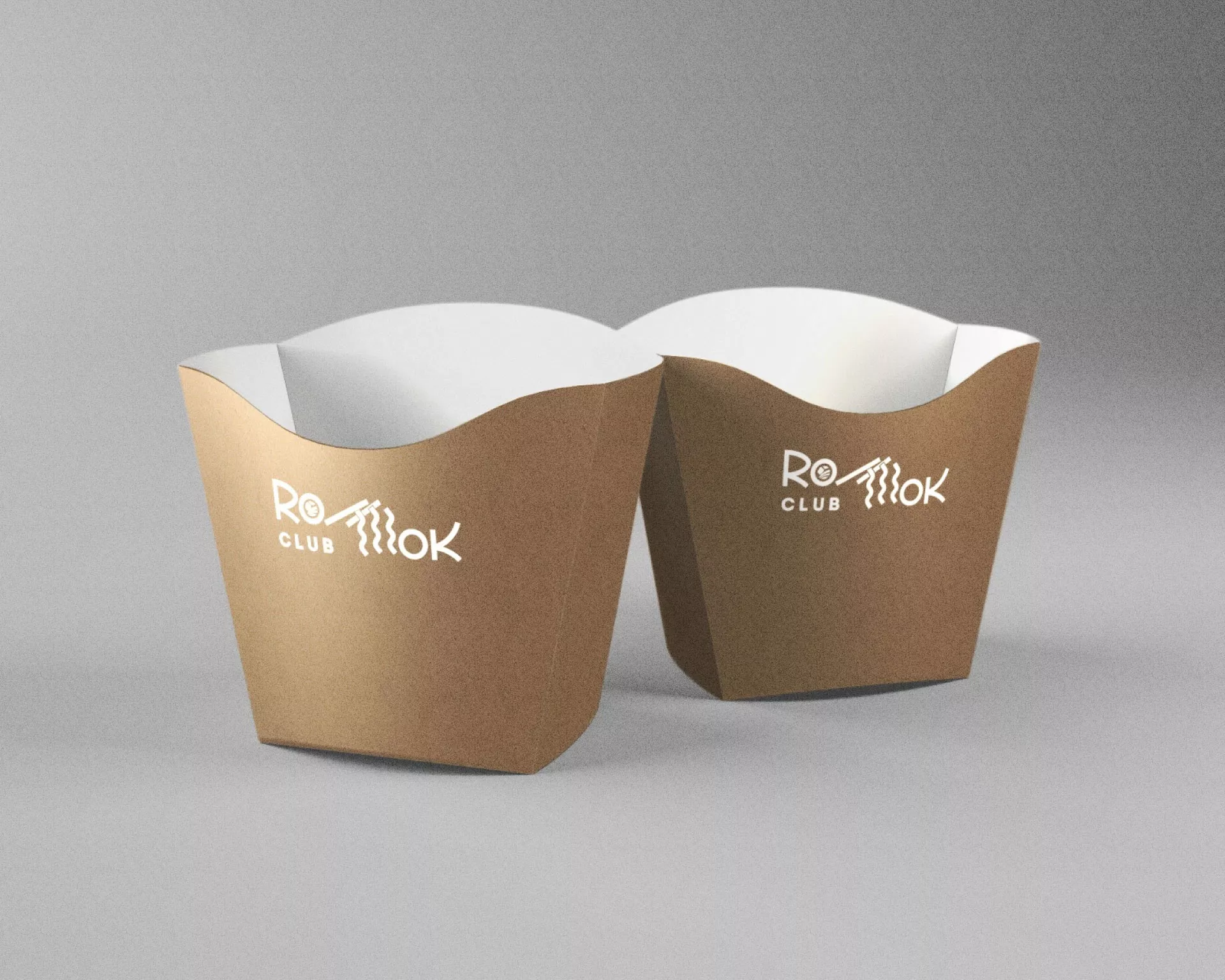 Создание дизайна упаковки суши-бара «Roll Wok Club» в Инте